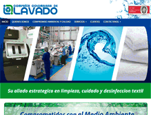 Tablet Screenshot of colombianadelavado.com
